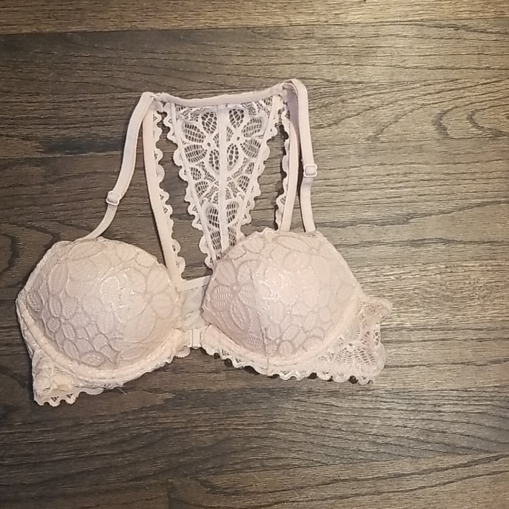Pink bra